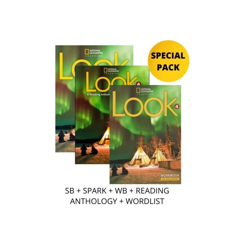 Look 4 Special Pack for Greece (Student's book +Spark +Workbook +Reading Anthology +Wordlist)