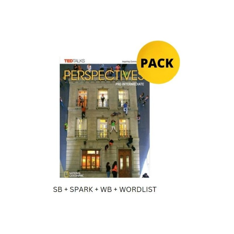 Perspectives Pre Intermediate Pack (Student's book +Spark +Workbook +Wordlist) Brit. Ed.