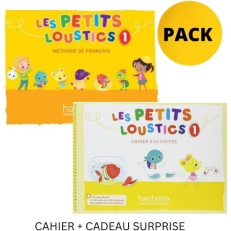 Les Petits Loustics 1 Pack  Cahier + Cadeau Su Hachette 9782024240074