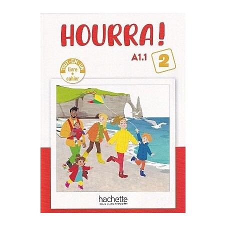 Hourra Tout en un 2 Livre d'eleve + cahier Hachette 9782017211761