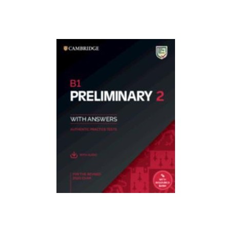 CAMBRIDGE PRELIMINARY ENGLISH TEST 2 SELF STUDY PACK FOR REVISED EXAMS  9781108781558